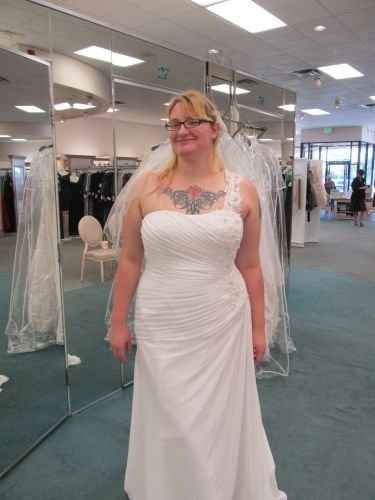 Show me the "almost" dress