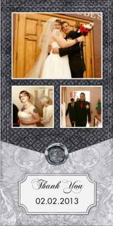 Thank you card help- ladies please tell me what you think