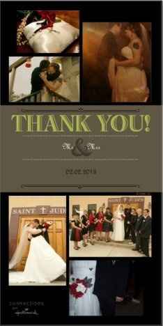 Thank you card help- ladies please tell me what you think