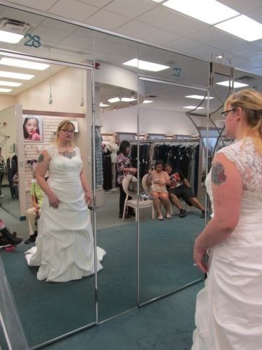 Show me the "almost" dress