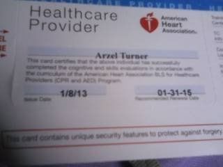 NWR: I passed my CPR!