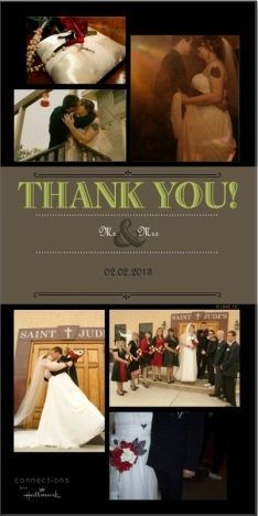 Thank you card help- ladies please tell me what you think