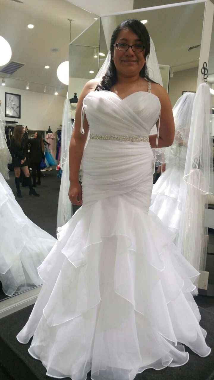 Let's show off our dresses.