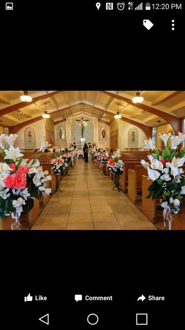 What does your ceremony aisle look like?