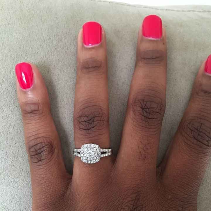 New engagement ring- show me your rings!