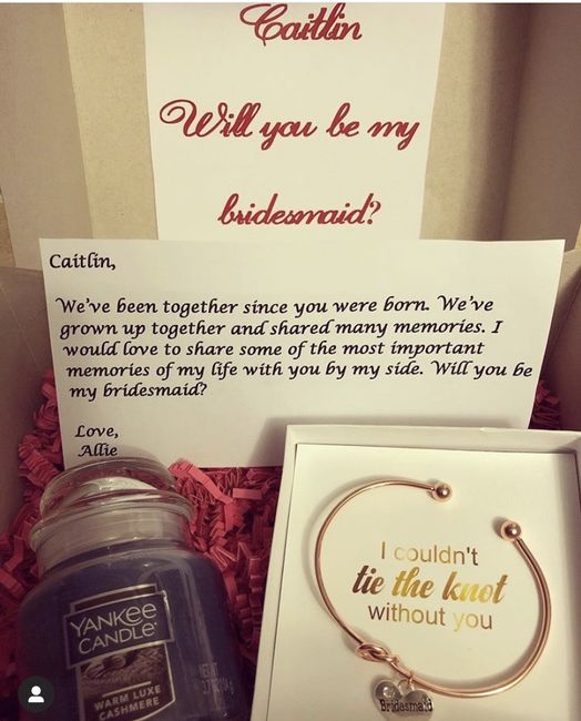 Did you do bridal party proposals? 5