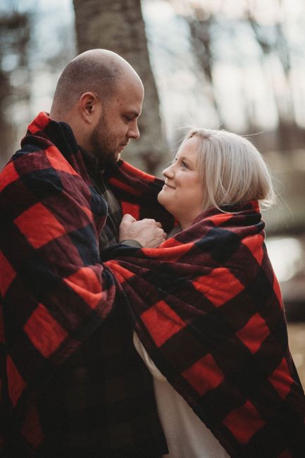 Winter Engagement Photo Attire - 1