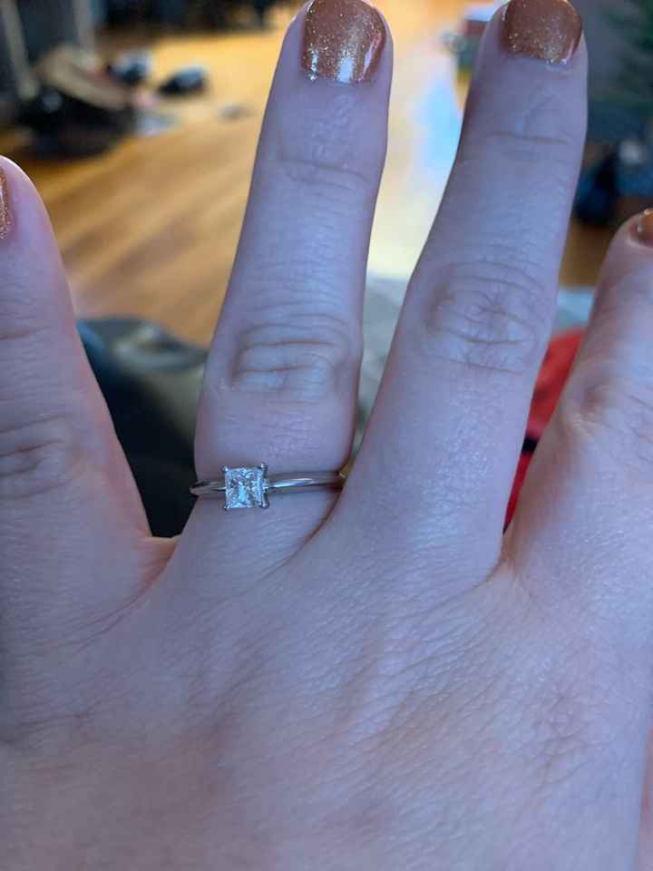 i want to see your engagement rings! - 1