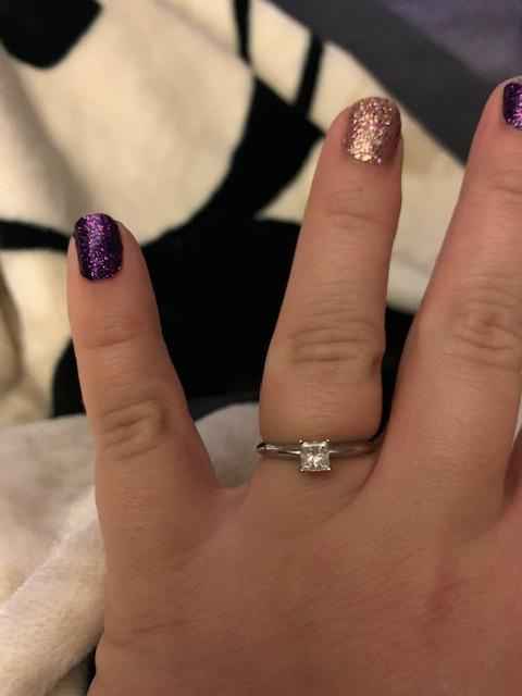 Small engagement rings - 1