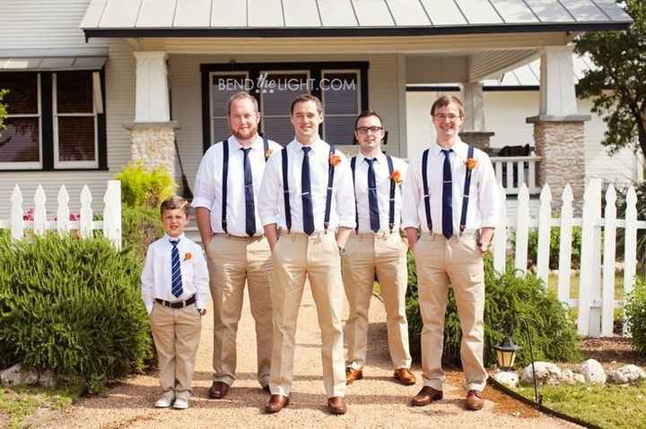 Casual groomsmen attire