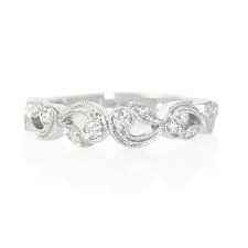 Wedding Band for Unique E-ring?