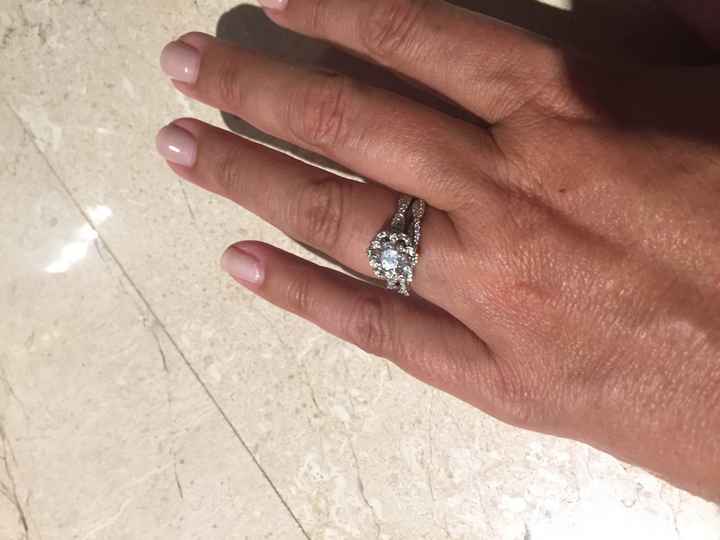 Wedding Band for Unique E-ring?