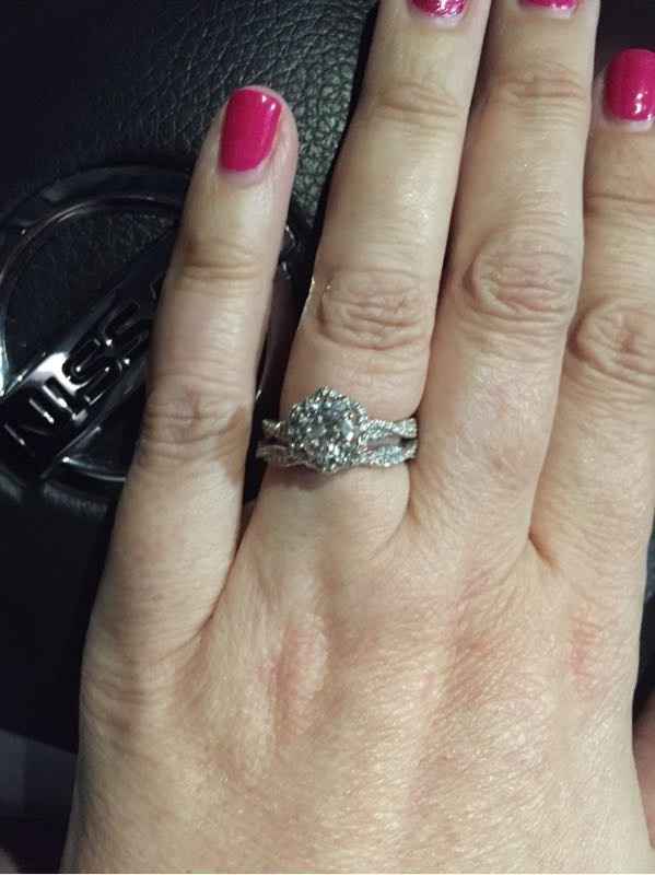 Engagement ring/wedding ring