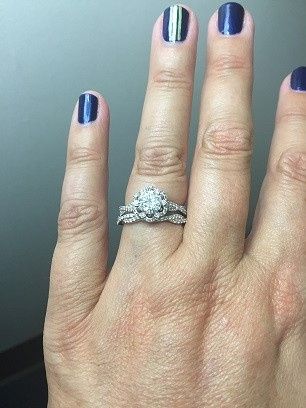 Got our wedding bands! Show me yours!