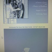 Pictures on save the dates?