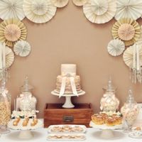 DIY Backdrop cake table