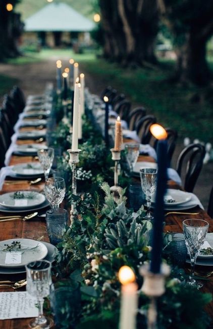 Moody Spring Wedding-did a later ceremony time accentuate the look of the wedding? - 1