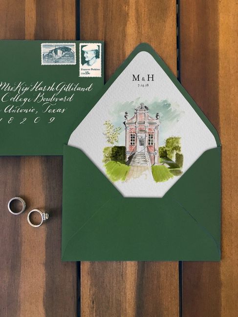 Custom Envelope Lining for Southern California Bride-any References? - 1