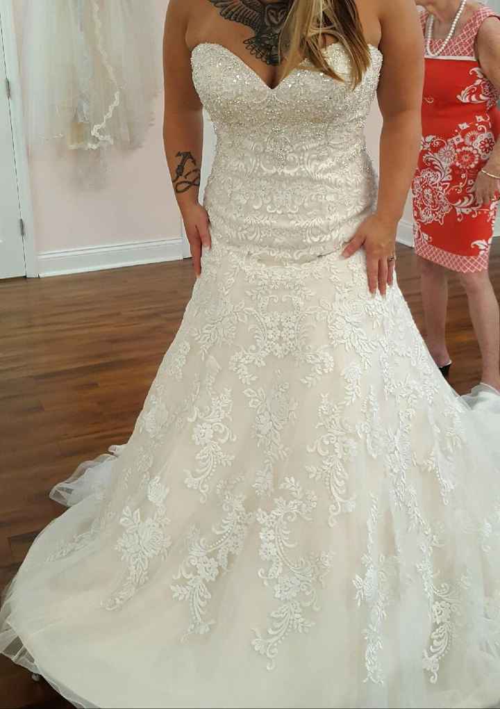 Opininions wanted for wedding dress