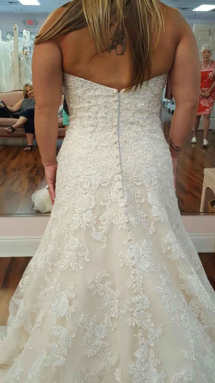 Opininions wanted for wedding dress