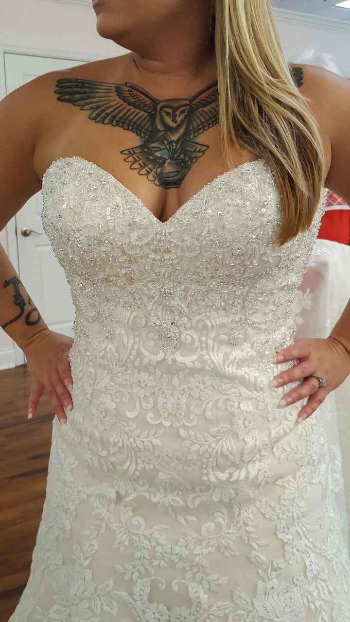 Opininions wanted for wedding dress