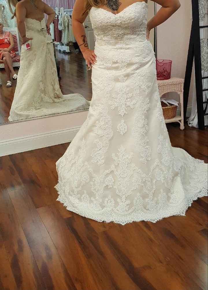 Opininions wanted for wedding dress
