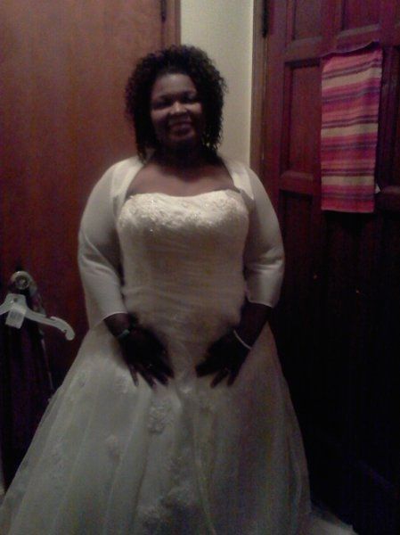 Showing off my dress...