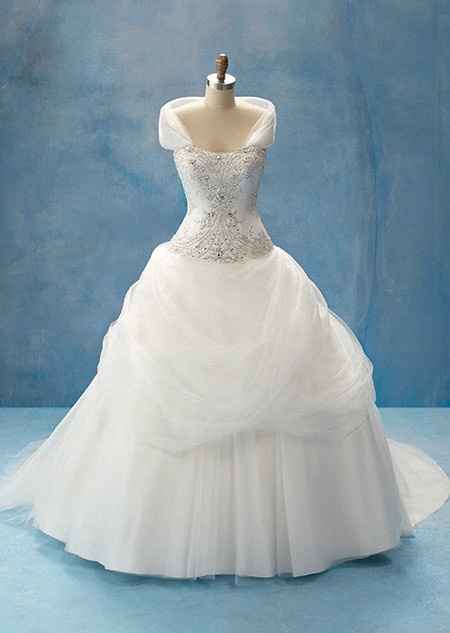 They did it-Frozen inspired wedding gown