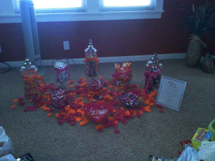 Candy buffet