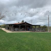 The Barn! Which is getting updated this month and a bigger deck built off the side