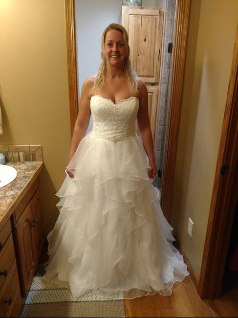 Elegant or edgy wedding dress? - 1