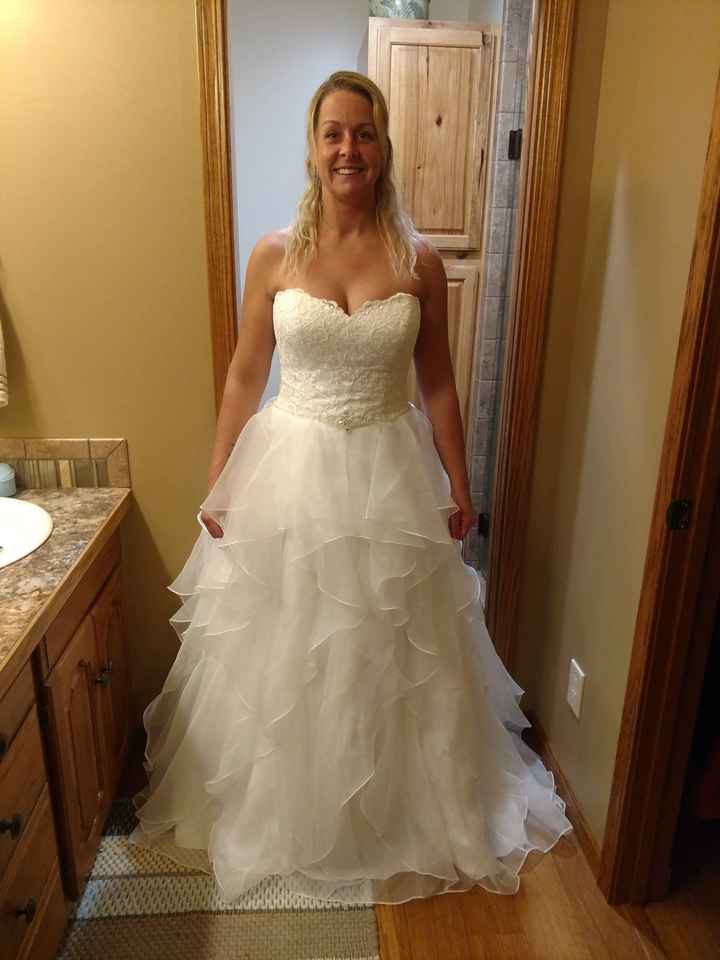 Elegant or edgy wedding dress? - 1