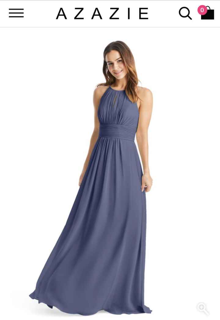 Azazie stormy clearance bridesmaid dress