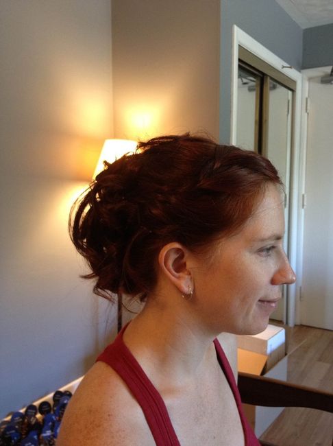 Final Dress Fitting and Hair Trial...Pics :)