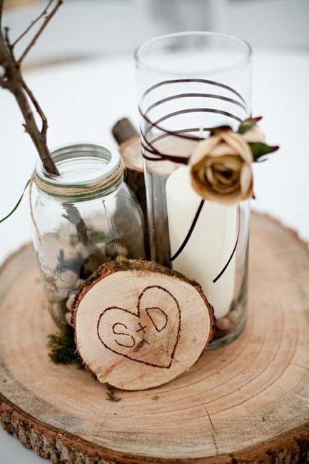 My DIY Rustic centerpieces (with pictures) opinions please.