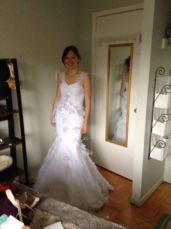 Final Dress Fitting and Hair Trial...Pics :)