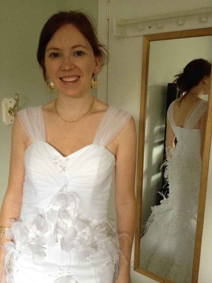 Final Dress Fitting and Hair Trial...Pics :)
