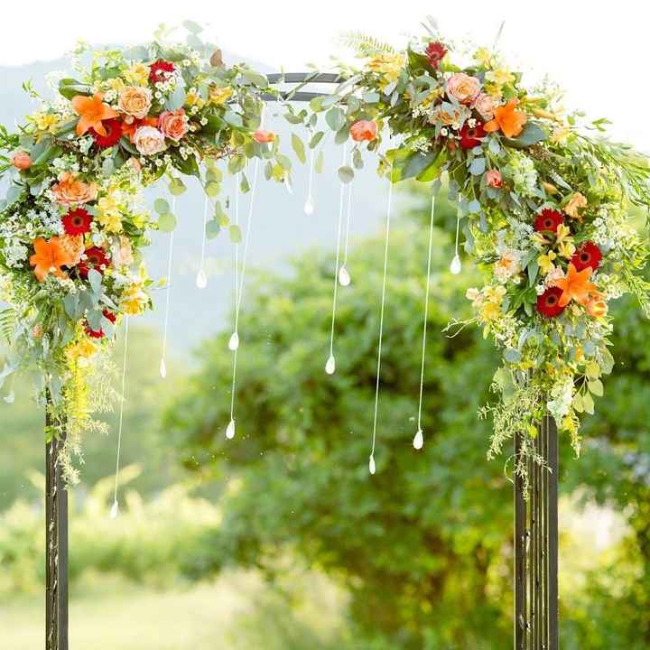 How did/are you decorating your aisle and arch?