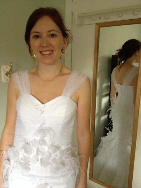 Final Dress Fitting and Hair Trial...Pics :)