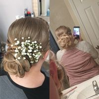If you're considering hair extensions for the wedding...
