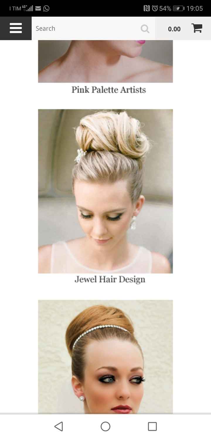 What length hair is necessary for a high bridal bun? - 1