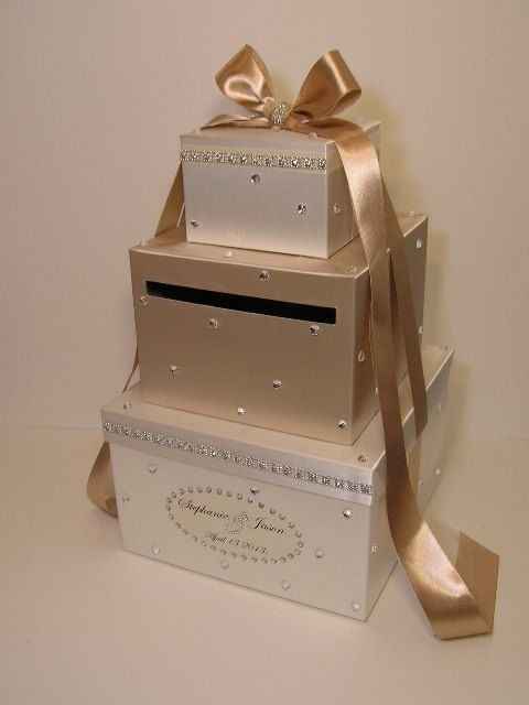 diy card box - whats best, fabric or gift wrap? - 2