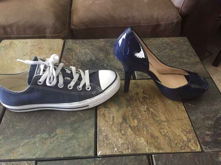 Ladies who wore flats on their big day