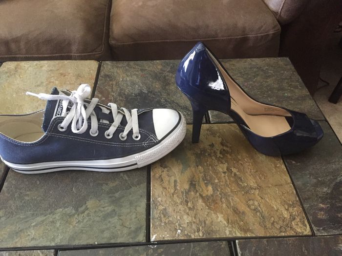 Ladies who wore flats on their big day