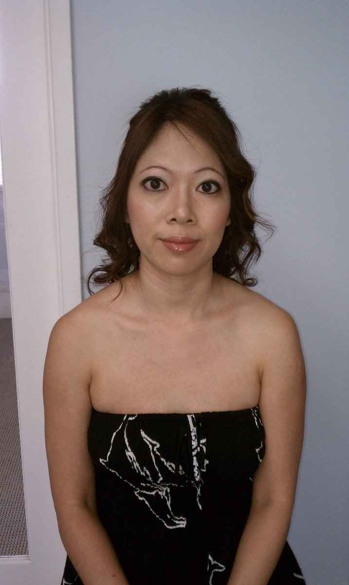 My hair and makeup trial