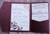 Need help for my DIY pocketfold wedding invitations!