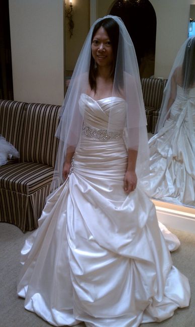 Second thoughts about dress?