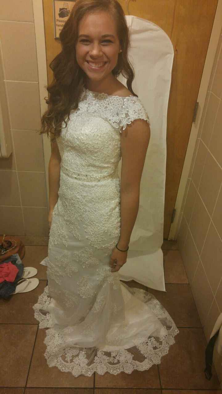 Lets see those dresses ladies