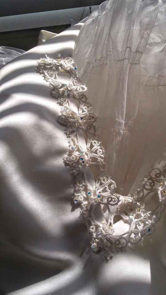 after the lace is applied