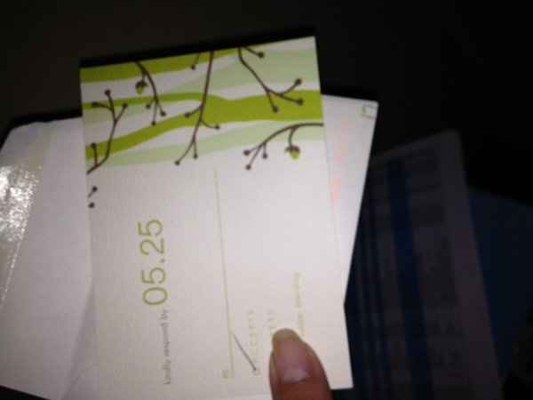 Ladies, don't forget to number your response envelopes!